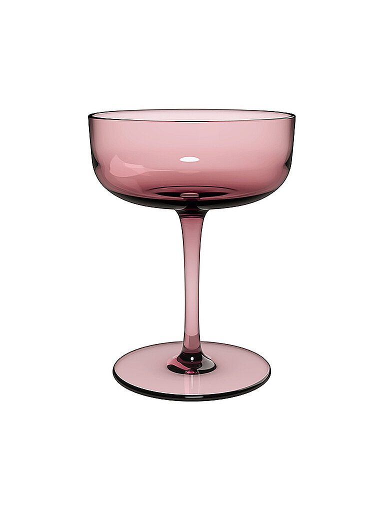Sektglas "Sektschalen / Dessertschalen Like Glass 100 ml 2er Set", pink (grape), 2 tlg., Glas, LIKE. BY VILLEROY & BOCH, Trinkgefäße
